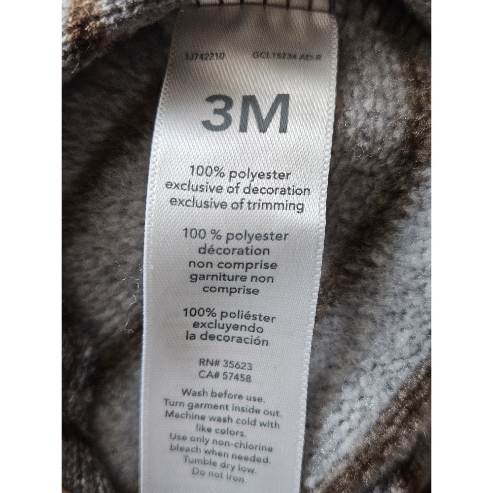 Just One You by Carter's Baby Bear Romper 3M‎ Gray Brown Striped Cozy - Picture 6 of 8